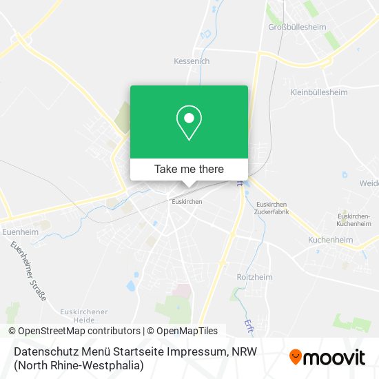 Datenschutz Menü Startseite Impressum map