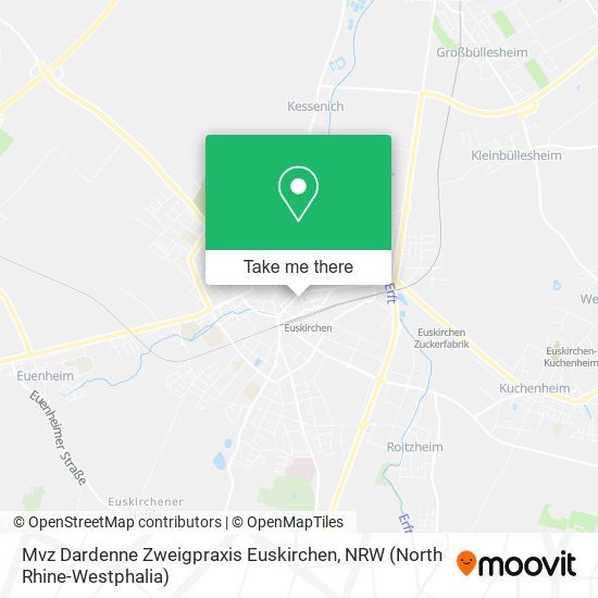 Mvz Dardenne Zweigpraxis Euskirchen map