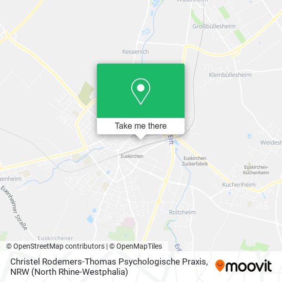 Christel Rodemers-Thomas Psychologische Praxis map