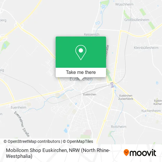Карта Mobilcom Shop Euskirchen
