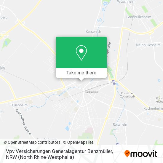 Vpv Versicherungen Generalagentur Benzmüller map