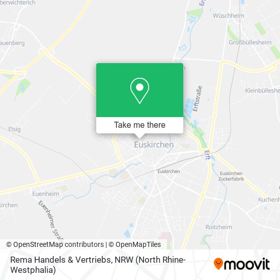 Rema Handels & Vertriebs map