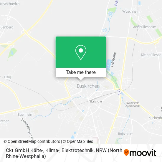 Карта Ckt GmbH Kälte-, Klima-, Elektrotechnik