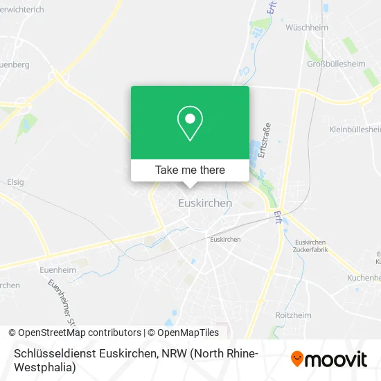 Schlüsseldienst Euskirchen map