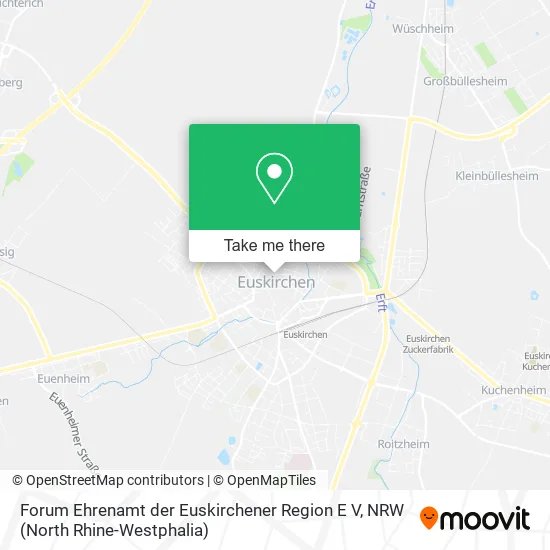 Карта Forum Ehrenamt der Euskirchener Region E V