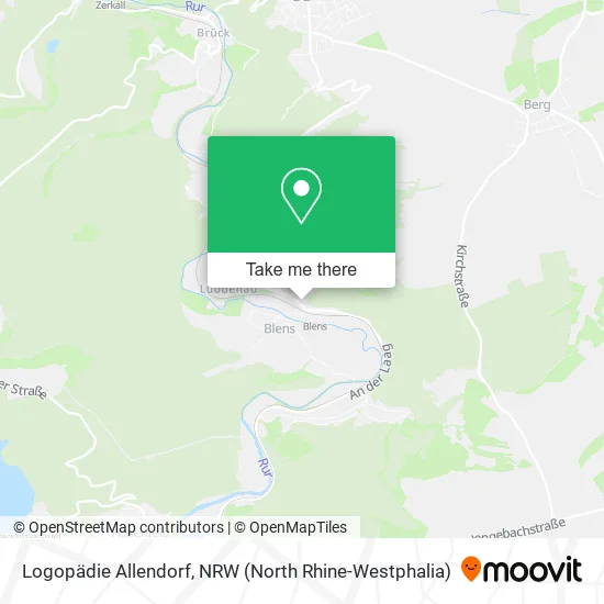Карта Logopädie Allendorf