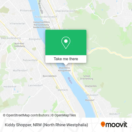 Kiddy Shopper map