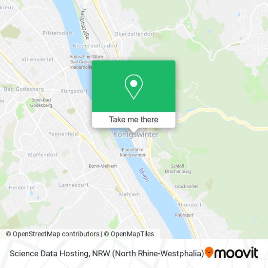 Science Data Hosting map