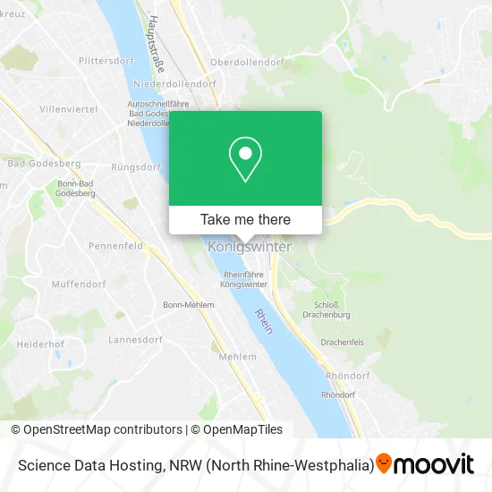 Карта Science Data Hosting
