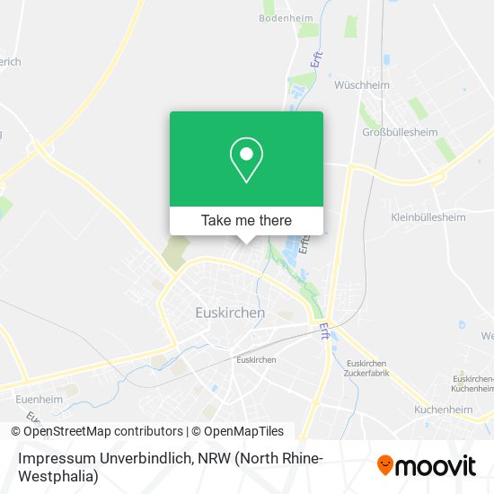 Impressum Unverbindlich map