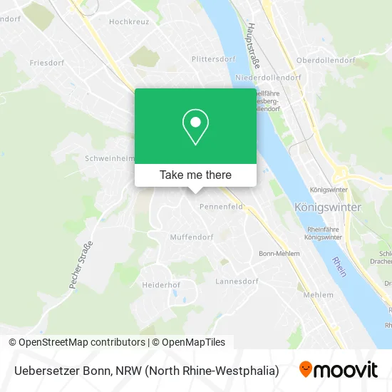 Карта Uebersetzer Bonn