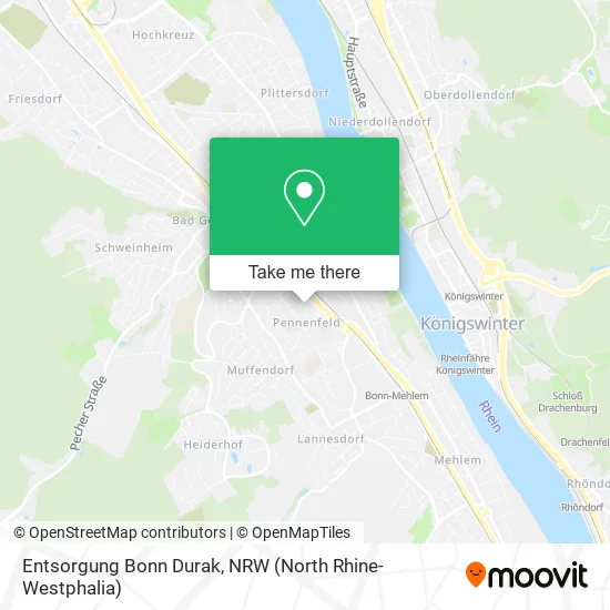 Карта Entsorgung Bonn Durak