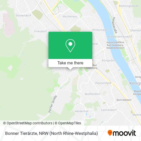 Bonner Tierärzte map