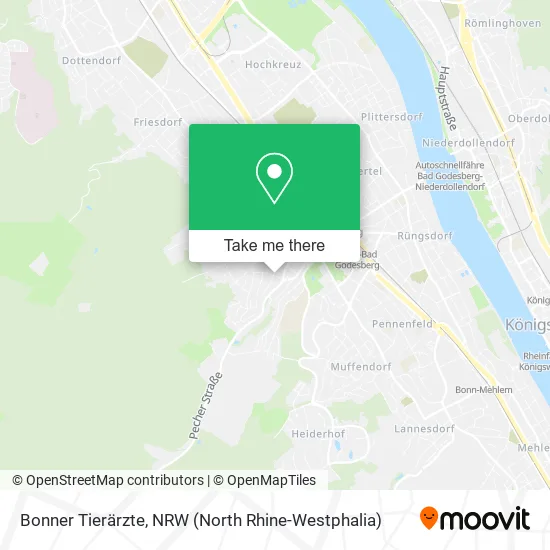 Карта Bonner Tierärzte