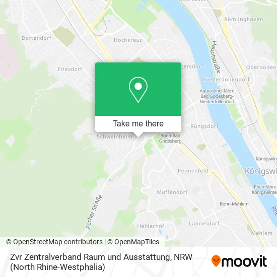 Карта Zvr Zentralverband Raum und Ausstattung