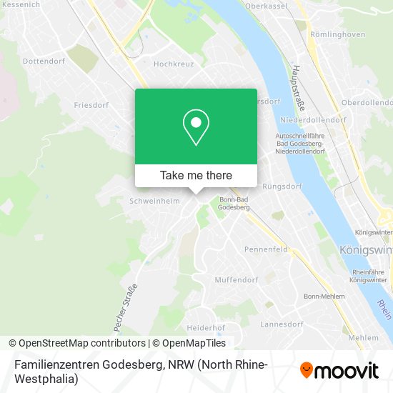 Familienzentren Godesberg map
