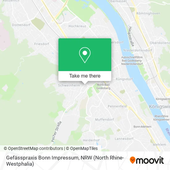 Карта Gefässpraxis Bonn Impressum