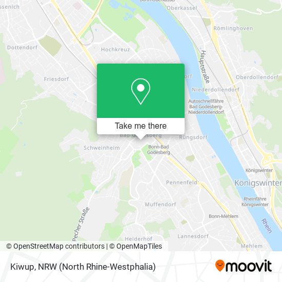 Kiwup map