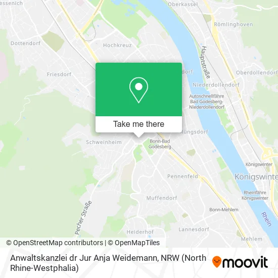 Карта Anwaltskanzlei dr Jur Anja Weidemann