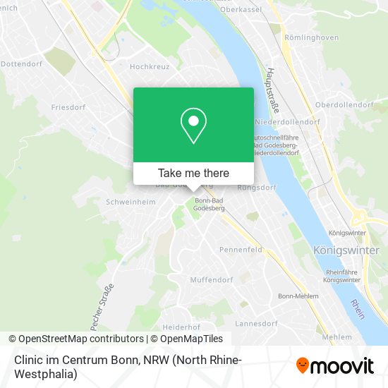 Clinic im Centrum Bonn map