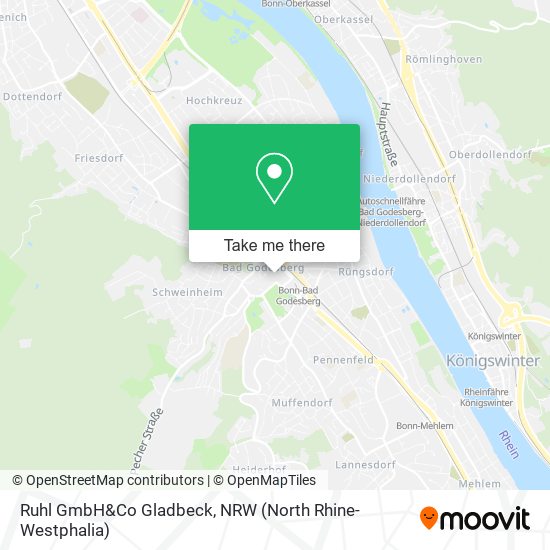 Ruhl GmbH&Co Gladbeck map