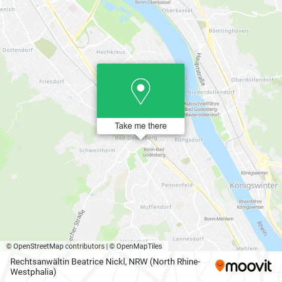 Карта Rechtsanwältin Beatrice Nickl