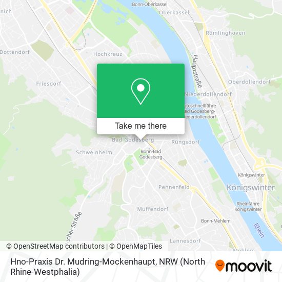 Hno-Praxis Dr. Mudring-Mockenhaupt map