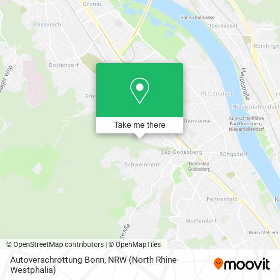 Autoverschrottung Bonn map