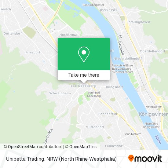 Unibetta Trading map