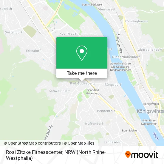 Rosi Zitzke Fitnesscenter map