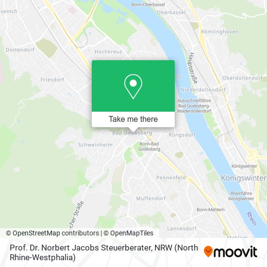 Prof. Dr. Norbert Jacobs Steuerberater map