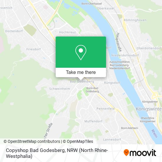 Copyshop Bad Godesberg map