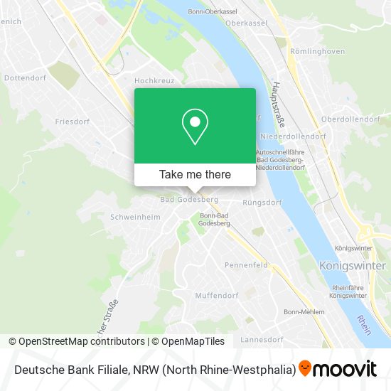 Deutsche Bank Filiale map