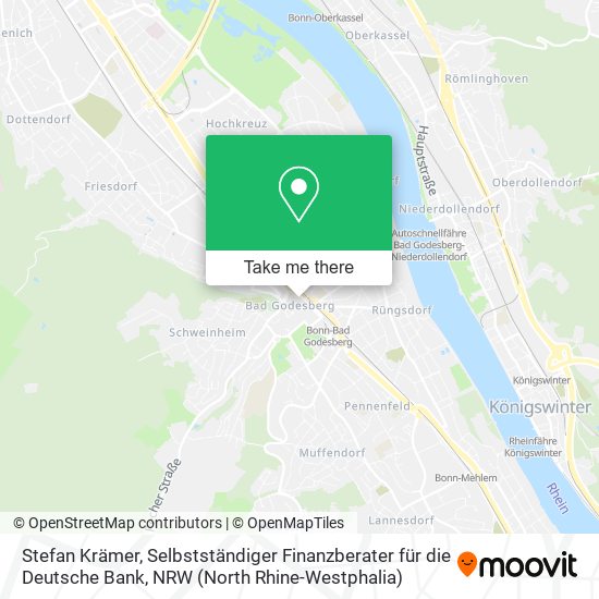 Stefan Krämer, Selbstständiger Finanzberater für die Deutsche Bank map
