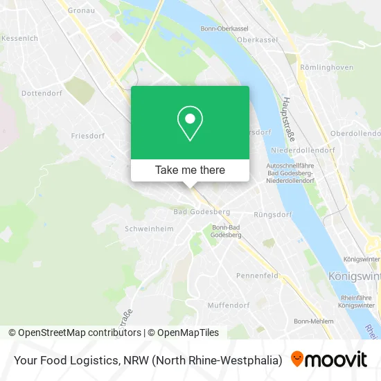 Your Food Logistics map