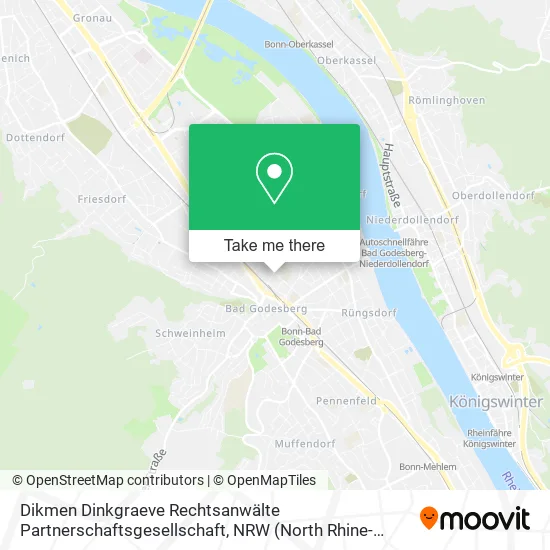 Карта Dikmen Dinkgraeve Rechtsanwälte Partnerschaftsgesellschaft