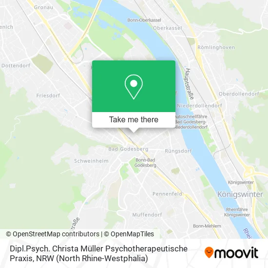 Карта Dipl.Psych. Christa Müller Psychotherapeutische Praxis