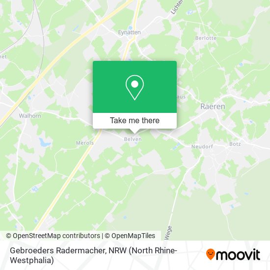 Gebroeders Radermacher map