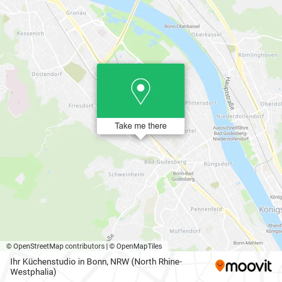 Карта Ihr Küchenstudio in Bonn