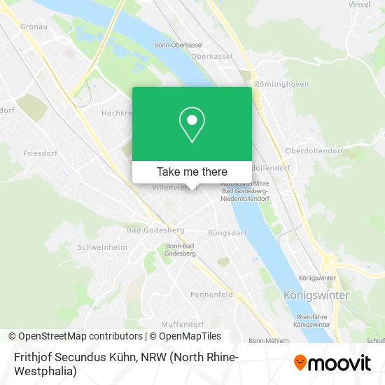 Карта Frithjof Secundus Kühn