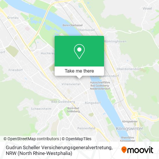 Gudrun Scheller Versicherungsgeneralvertretung map