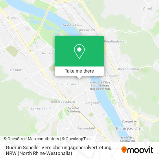 Карта Gudrun Scheller Versicherungsgeneralvertretung