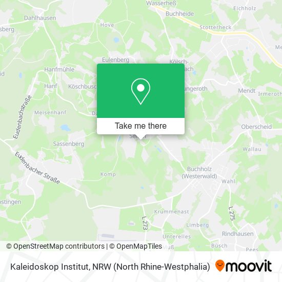 Kaleidoskop Institut map