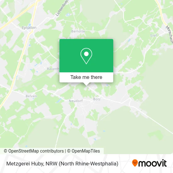 Metzgerei Huby map
