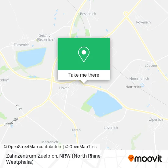 Карта Zahnzentrum Zuelpich