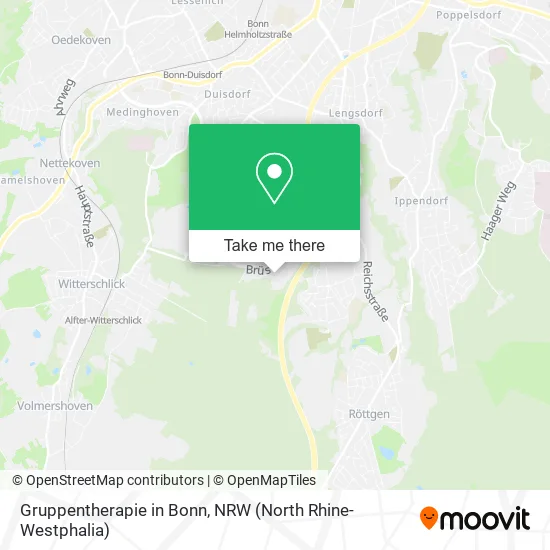 Карта Gruppentherapie in Bonn