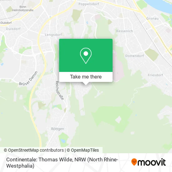 Карта Continentale: Thomas Wilde