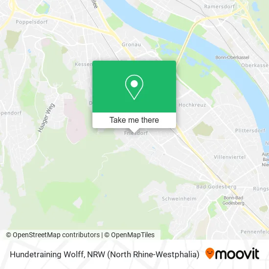 Карта Hundetraining Wolff