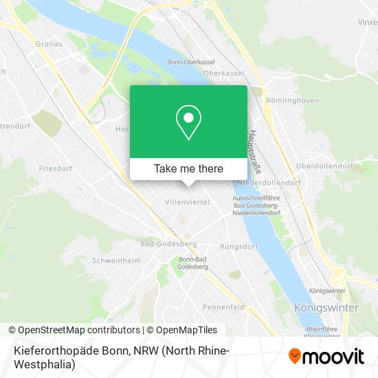 Kieferorthopäde Bonn map