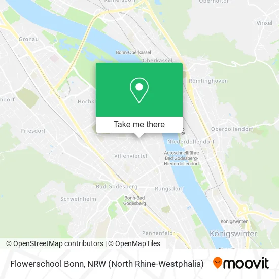 Карта Flowerschool Bonn